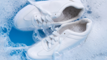 how to clean white shoes