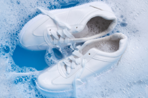 how to clean white shoes