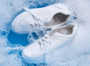 how to clean white shoes