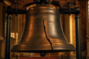 Why did the Liberty Bell crack?