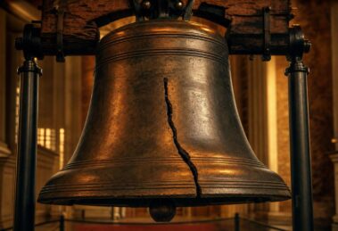 Why did the Liberty Bell crack?
