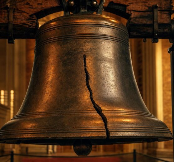 Why did the Liberty Bell crack?