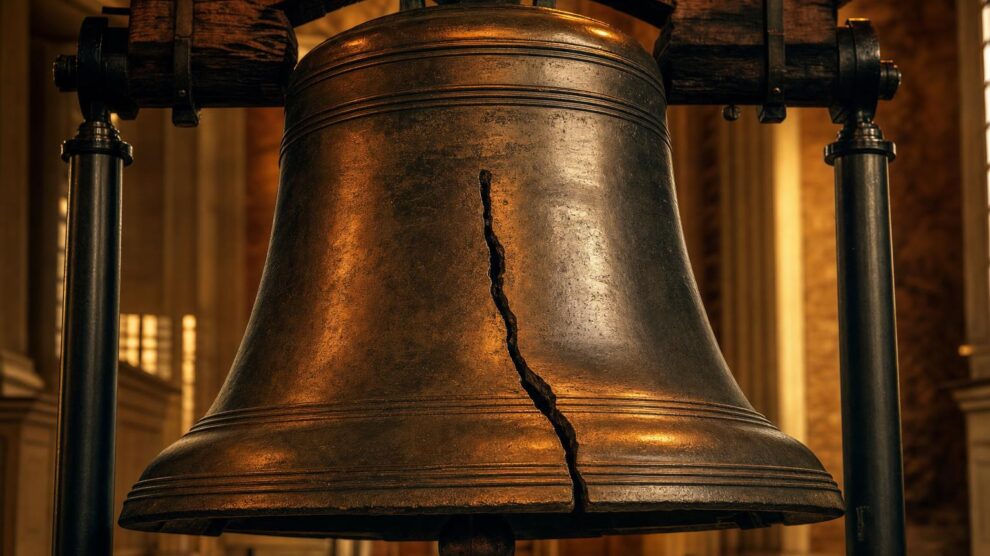 Why did the Liberty Bell crack?